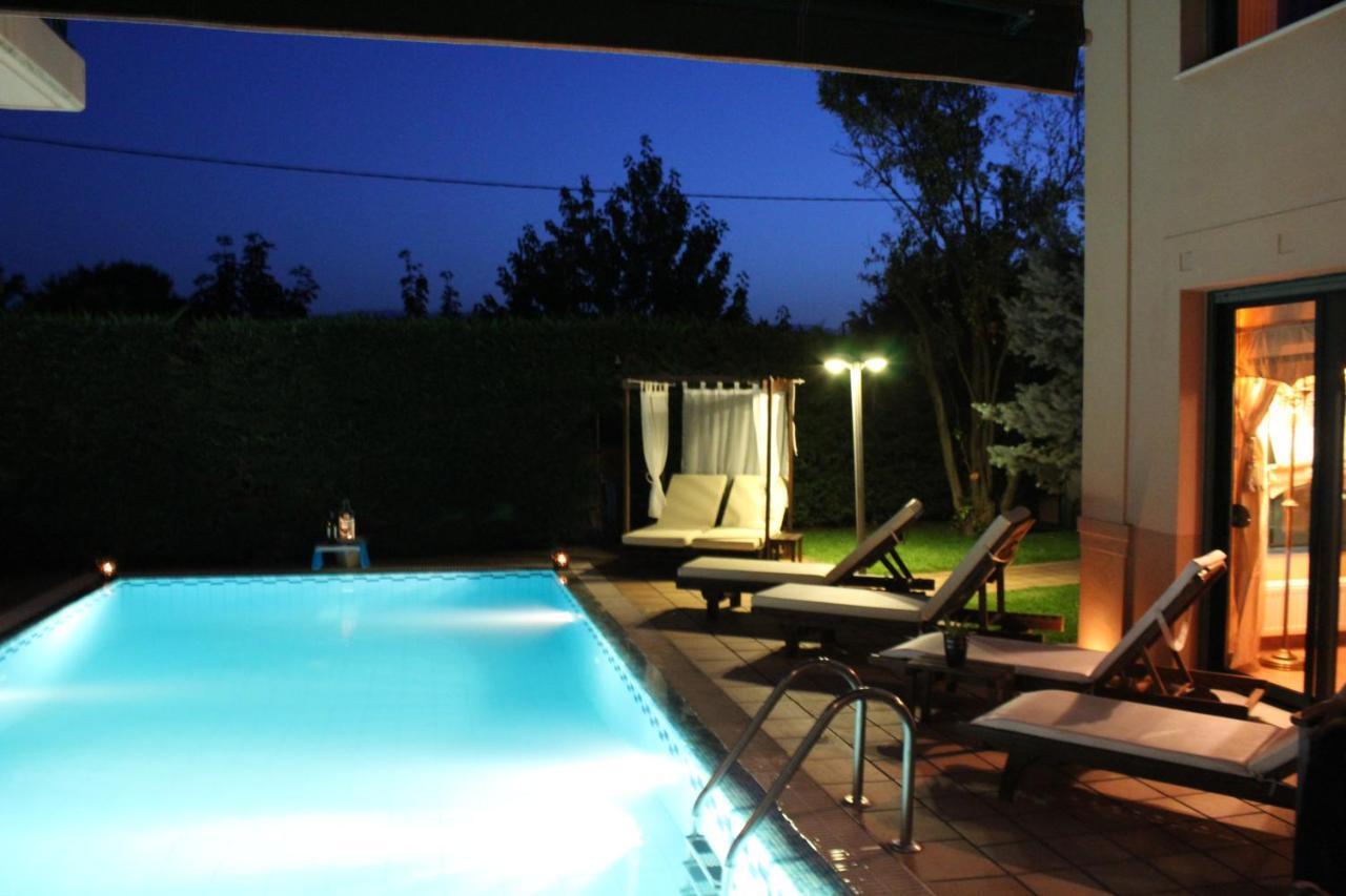 4-Seasons Pool Villa Near Meteora Tríkala Exterior foto